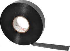 3M - 1" x 100', Black Vinyl Electrical Tape - Series 50, 10 mil Thick, 20 Lb./Inch Tensile Strength - Eagle Tool & Supply