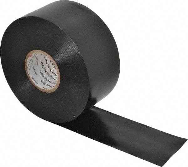 3M - 2" x 100', Black Vinyl Electrical Tape - Series 50, 10 mil Thick, 20 Lb./Inch Tensile Strength - Eagle Tool & Supply