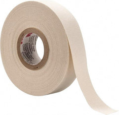 3M - 3/4" x 66', White Glass Cloth Electrical Tape - Series 27, 7 mil Thick, 150 Lb./Inch Tensile Strength - Eagle Tool & Supply