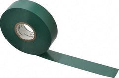 3M - 3/4" x 66', Green Vinyl Electrical Tape - Series 35, 7 mil Thick, 1,250 V/mil Dielectric Strength, 17 Lb./Inch Tensile Strength - Eagle Tool & Supply