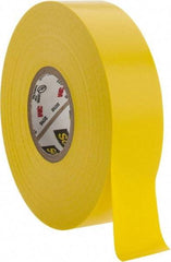 3M - 3/4" x 66', Yellow Vinyl Electrical Tape - Series 35, 7 mil Thick, 1,250 V/mil Dielectric Strength, 17 Lb./Inch Tensile Strength - Eagle Tool & Supply