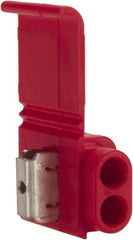 3M - 22 to 16 AWG, Red, IDC, Pigtail Quick Splice Connector - 2 to 3 Wires - Eagle Tool & Supply