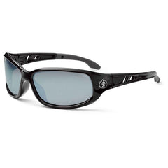 Valkyrie Silver Mirror Lens Black Safety Glasses - Eagle Tool & Supply