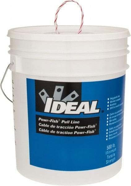 Ideal - 2,200 Ft. Long, Polyline Pulling Line - 500 Lb. Breaking Strength - Eagle Tool & Supply