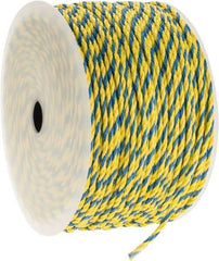 Ideal - 1,000 Ft. Long, 125 Lb. Load, Polypropylene Rope - 1/4 Inch Diameter, 1,125 Lb. Breaking Strength - Eagle Tool & Supply