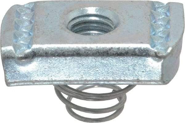 Thomas & Betts - Steel Short Spring Strut Nut - 3/8" Bolt, Used with Thomas & Betts Channel Type B Only - Eagle Tool & Supply