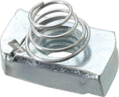 Thomas & Betts - Steel Short Spring Strut Nut - 1/2" Bolt, Used with Thomas & Betts Channel Type B Only - Eagle Tool & Supply