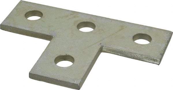 Thomas & Betts - Zinc Dichromate Steel Flat Plate Strut Fitting - Used with Joining Metal Framing Channel & Strut - Eagle Tool & Supply