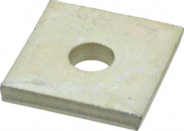 Thomas & Betts - Steel Square Strut Washer - 3/8" Bolt, Used with Thomas & Betts Channels & Strut - Eagle Tool & Supply