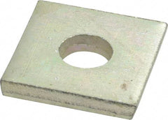 Thomas & Betts - Steel Square Strut Washer - 1/2" Bolt, Used with Thomas & Betts Channels & Strut - Eagle Tool & Supply