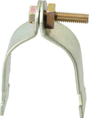 Thomas & Betts - 2" Pipe, 12 Gauge" Pipe or Tube Clamp - Gold Galvanized, 1,000 Lb Capacity - Eagle Tool & Supply