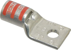 Thomas & Betts - 3/0 AWG Noninsulated Compression Connection Square Ring Terminal - 5/16" Stud, 1.98" OAL x 0.92" Wide, Tin Plated Copper Contact - Eagle Tool & Supply