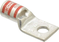Thomas & Betts - 3/0 AWG Noninsulated Compression Connection Rectangle Ring Terminal - 3/8" Stud, 2.03" OAL x 0.92" Wide, Tin Plated Copper Contact - Eagle Tool & Supply