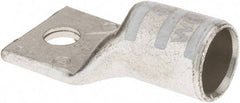 Thomas & Betts - 300 kcmil Wire Noninsulated Compression Connection Square Ring Terminal - 3/8" Stud, 2.43" OAL x 1-1/4" Wide, Tin Plated Copper Contact - Eagle Tool & Supply