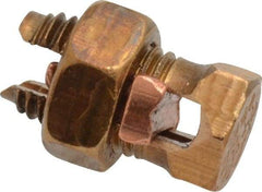 Thomas & Betts - 12 to 10 AWG, Copper Wire Compatible, Copper Alloy, Hex Split Bolt Connector - 25/32" OAL, 3/8" Head Width, 1/2" Base Width - Eagle Tool & Supply