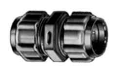 Thomas & Betts - 4" Trade, Die Cast Zinc Compression EMT Conduit Coupling - Noninsulated - Eagle Tool & Supply