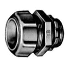 Thomas & Betts - 2-1/2" Trade, Steel Threaded Straight Liquidtight Conduit Connector - Insulated - Eagle Tool & Supply