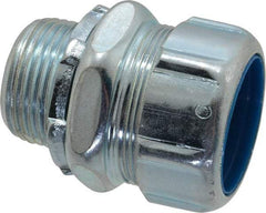 Thomas & Betts - 1" Trade, Steel Threaded Straight Liquidtight Conduit Connector - Noninsulated - Eagle Tool & Supply