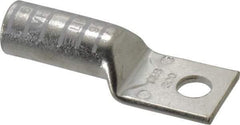Thomas & Betts - 300 kcmil Wire Noninsulated Compression Connection Square Ring Terminal - 1/2" Stud, 3-1/2" OAL x 1-1/4" Wide, Tin Plated Copper Contact - Eagle Tool & Supply