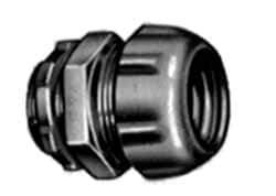 Thomas & Betts - 4" Trade, Malleable Iron Compression Straight Rigid/Intermediate (IMC) Conduit Connector - Noninsulated - Eagle Tool & Supply