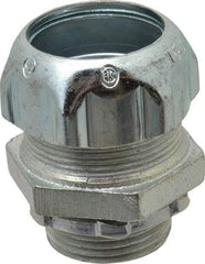 Thomas & Betts - 3/4" Trade, Malleable Iron Compression Straight Rigid/Intermediate (IMC) Conduit Connector - Noninsulated - Eagle Tool & Supply