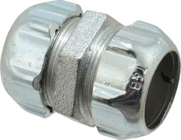 Thomas & Betts - 3/4" Trade, Malleable Iron Compression Rigid/Intermediate (IMC) Conduit Coupling - Noninsulated - Eagle Tool & Supply