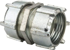 Thomas & Betts - 1-1/2" Trade, Malleable Iron Compression Rigid/Intermediate (IMC) Conduit Coupling - Noninsulated - Eagle Tool & Supply