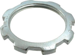 Thomas & Betts - 1-1/2" Trade, Steel Threaded Rigid/Intermediate (IMC) Conduit Locknut - Noninsulated - Eagle Tool & Supply