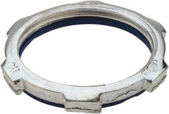 Thomas & Betts - 1-1/4" Trade, Steel Threaded Rigid/Intermediate (IMC) Conduit Locknut - Noninsulated - Eagle Tool & Supply