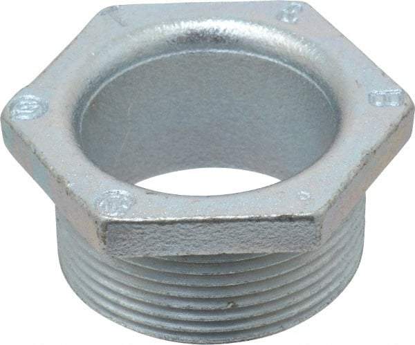 Thomas & Betts - 1-1/2" Trade, Malleable Iron Threaded Rigid/Intermediate (IMC) Conduit Nipple - Noninsulated - Eagle Tool & Supply