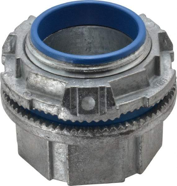 Thomas & Betts - 1-1/4" Trade, Zinc Threaded Rigid/Intermediate (IMC) Conduit Hub - Partially Insulated - Eagle Tool & Supply