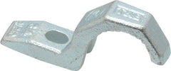 Thomas & Betts - 3/4" Pipe, Steel, Hot Dipped Galvanized" Pipe or Conduit Strap - 1/4" Bolt, 1 Mounting Hole - Eagle Tool & Supply