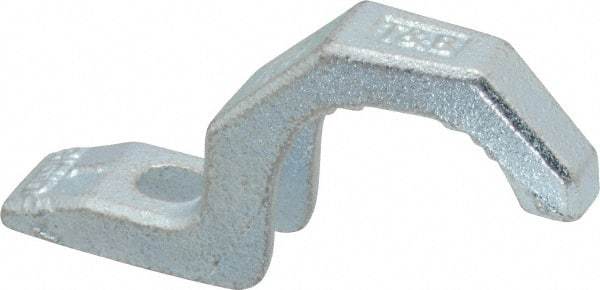 Thomas & Betts - 1" Pipe, Steel, Hot Dipped Galvanized" Pipe or Conduit Strap - 1/4" Bolt, 1 Mounting Hole - Eagle Tool & Supply