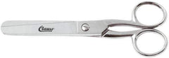 Clauss - 2" LOC, 6" OAL Carbon Steel Blunt Point Scissors - For Paper, Fabric - Eagle Tool & Supply