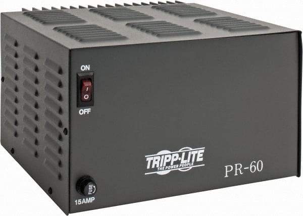 Tripp-Lite - 250, 300 Watt, 60 Amp, 120 VAC Input, 13.8 VDC Output, Power Supply - 10-1/2 Inch Wide x 11-1/2 Inch Deep x 6-3/4 Inch High, 32 to 104°F, Red LED Display - Eagle Tool & Supply