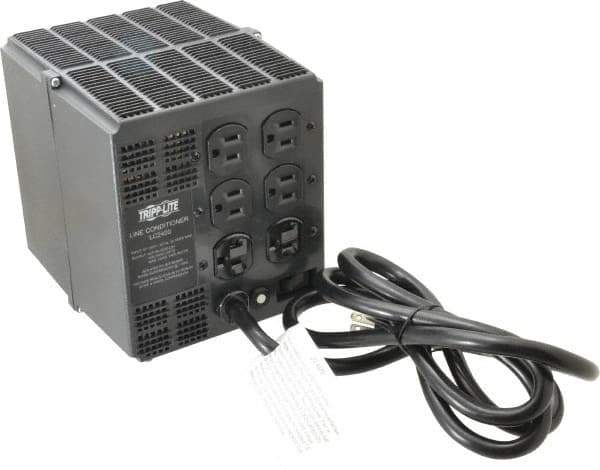 Tripp-Lite - 6 Outlets, 140 Volt Max Input, 2,400 VA, Portable Power Conditioner - 120 VAC Output, 6 Inch Wide x 7 Inch High x 9-1/2 Inch Deep - Eagle Tool & Supply