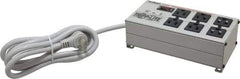 Tripp-Lite - 6 Outlets, 120 Volts, 15 Amps, 6' Cord, Power Outlet Strip - Free Hanging, Keyhole Mount, 1-15P NEMA Configuration, 9" Strip - Eagle Tool & Supply