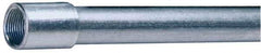 Made in USA - 1/2" Trade Size, 10' Long, Rigid Conduit - Steel, 1/2" ID - Eagle Tool & Supply