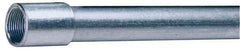 Made in USA - 3/4" Trade Size, 10' Long, Rigid Conduit - Steel, 3/4" ID - Eagle Tool & Supply