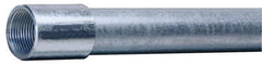 Made in USA - 1-1/4" Trade Size, 10' Long, Rigid Conduit - Steel, 1-1/4" ID - Eagle Tool & Supply