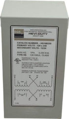 Sola/Hevi-Duty - 120/240 Input Volt, 12/24 Output Volt, 60 Hz, Buck Boost Transformer - 1 Phase, 4 Inch Wide x 4 Inch Deep, cULus Listed E77014 - Eagle Tool & Supply