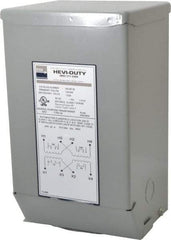 Sola/Hevi-Duty - 120/240 Input Volt, 12/24 Output Volt, 60 Hz, Buck Boost Transformer - 1 Phase, 6 Inch Wide x 5 Inch Deep x 10 Inch High, cULus Listed E77014 - Eagle Tool & Supply