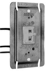 Pass & Seymour - 1 Pole, 120 VAC, 600 Watt, Specification Grade, Toggle, Wall and Dimmer Light Switch - Incandescent - Eagle Tool & Supply