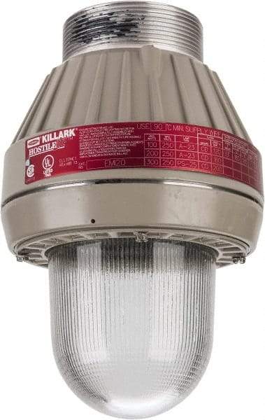 Hubbell Killark - 120 VAC, 100, 150, 200 & 300 Watt, Incandescent Hazardous Location Light Fixture - Corrosion, Dirt, Dust, Moisture & Vibration Resistant, Aluminum Housing - Eagle Tool & Supply