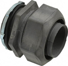 Thomas & Betts - 1-1/2" Trade, Thermoplastic Threaded Straight Liquidtight Conduit Connector - Insulated - Eagle Tool & Supply