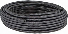 Thomas & Betts - 3/8" Trade Size, 100' Long, Flexible Liquidtight Conduit - PVC, 0.489" ID, Black - Eagle Tool & Supply