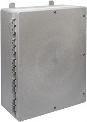 Thomas & Betts - Thermoplastic Standard Enclosure Hinge Flat Cover - NEMA 1, 2, 3, 4, 12, 3S, 3SX, 3X, 4X, 16-1/2" Wide x 20" High x 7-1/2" Deep - Eagle Tool & Supply