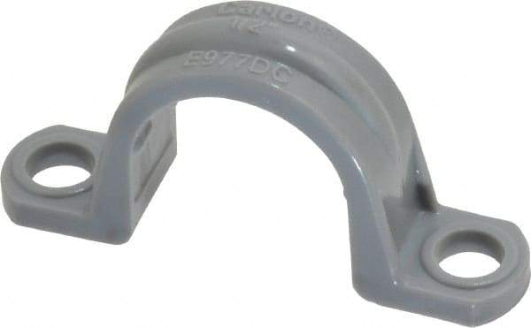 Thomas & Betts - 1/2 Pipe, PVC, Pipe or Conduit Strap - 2 Mounting Holes - Eagle Tool & Supply