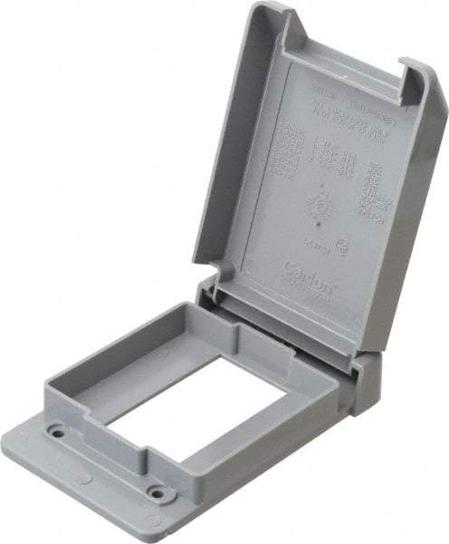 Thomas & Betts - Electrical Outlet Box Polycarbonate GFCI Receptacle Cover - Eagle Tool & Supply