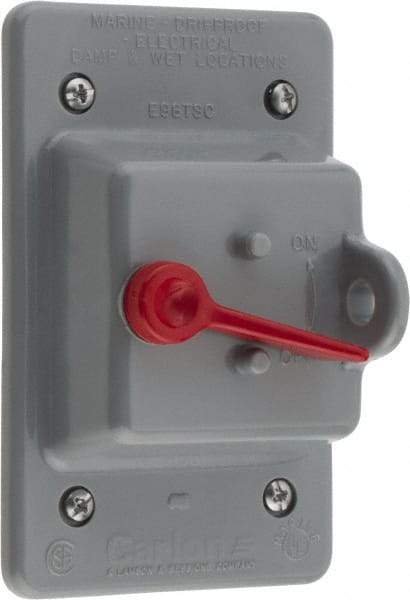 Thomas & Betts - Electrical Outlet Box Polycarbonate Toggle Switch - Eagle Tool & Supply